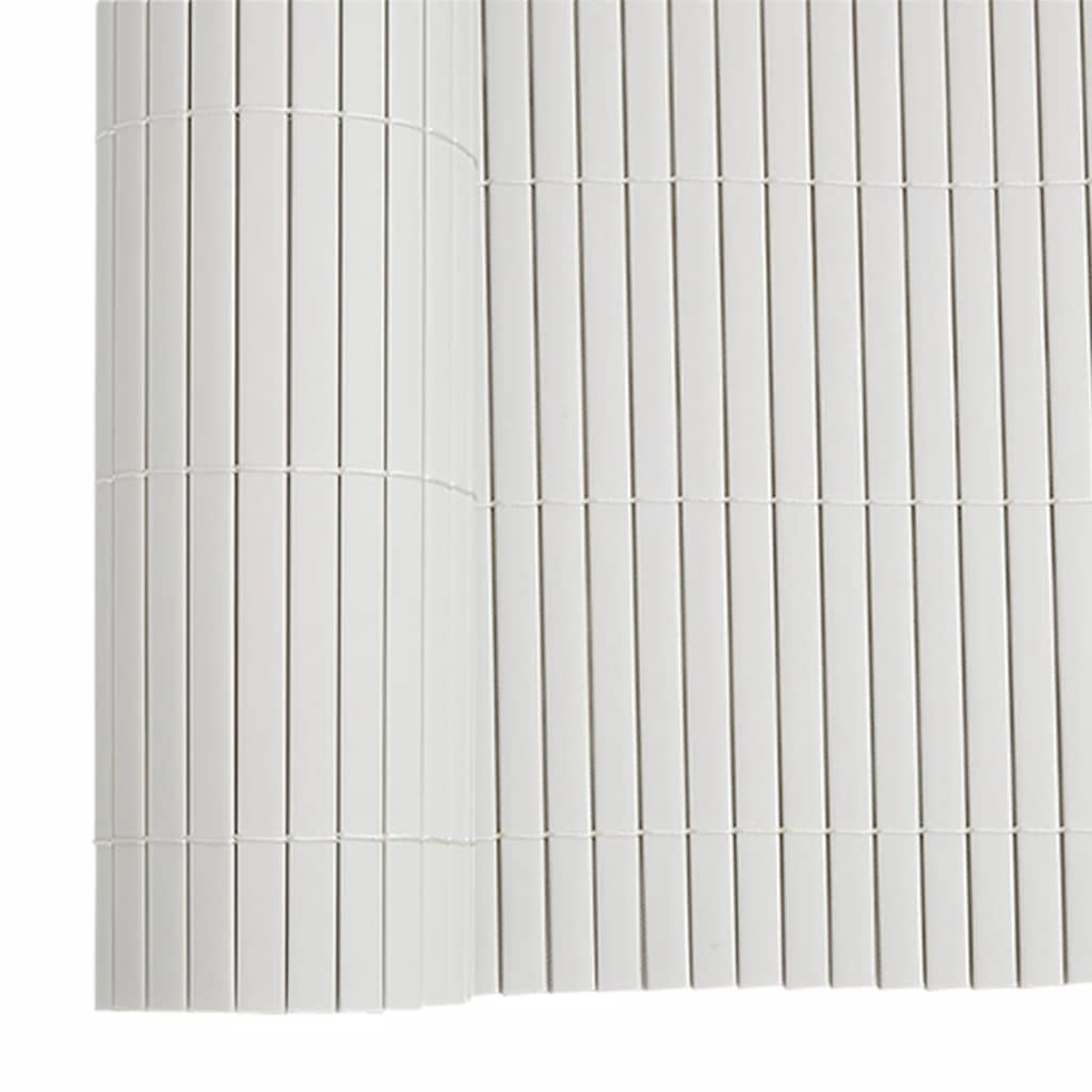 Garden Fence Double-Sided White 1.8x3 m PVC