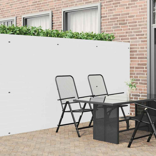 Garden Fence Double-Sided White 1.8x3 m PVC