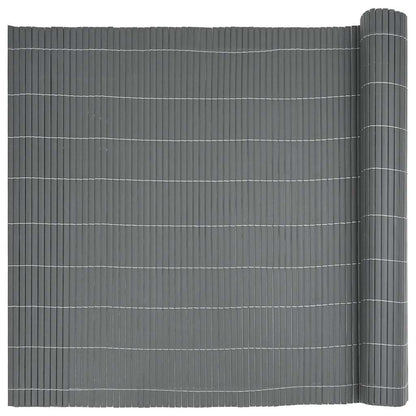 Garden Fence Double-Sided Grey 1.8x3 m PVC