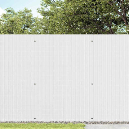 Garden Fence Double-Sided White 1.8x5 m PVC