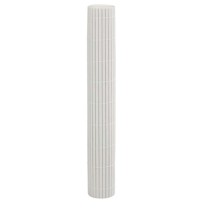 Garden Fence Double-Sided White 1.8x5 m PVC