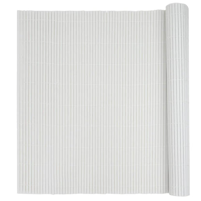Garden Fence Double-Sided White 1.8x5 m PVC