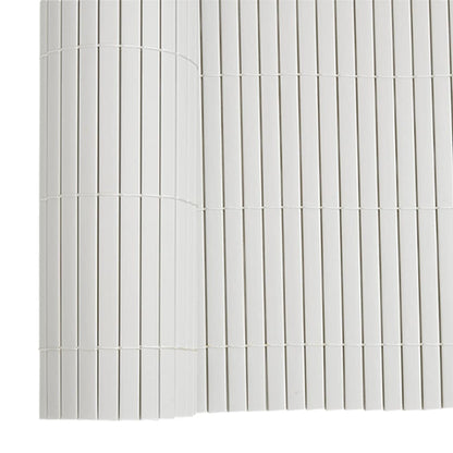 Garden Fence Double-Sided White 1.8x5 m PVC
