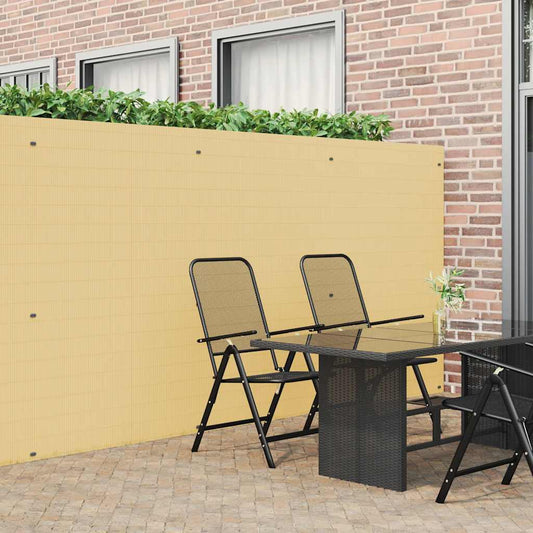 Garden Fence Double-Sided Yellow 1.8x5 m PVC