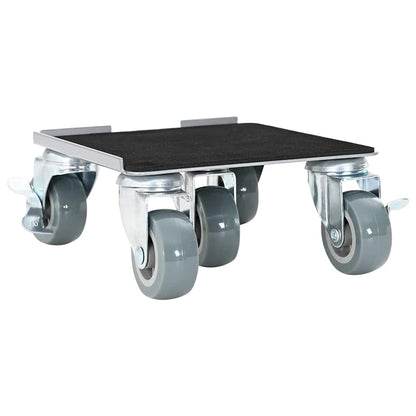 Furniture Rollers 4 pcs with Lifter 17.5x16x7.5 cm Steel 1600 kg