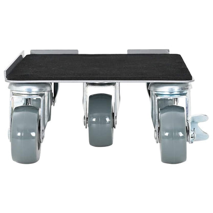 Furniture Rollers 4 pcs with Lifter 17.5x16x7.5 cm Steel 1600 kg