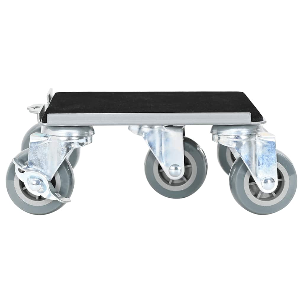 Furniture Rollers 4 pcs with Lifter 17.5x16x7.5 cm Steel 1600 kg