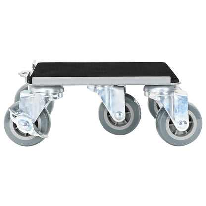 Furniture Rollers 4 pcs with Lifter 17.5x16x7.5 cm Steel 1600 kg
