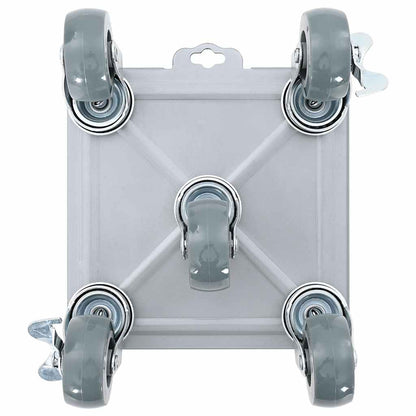 Furniture Rollers 4 pcs with Lifter 17.5x16x7.5 cm Steel 1600 kg