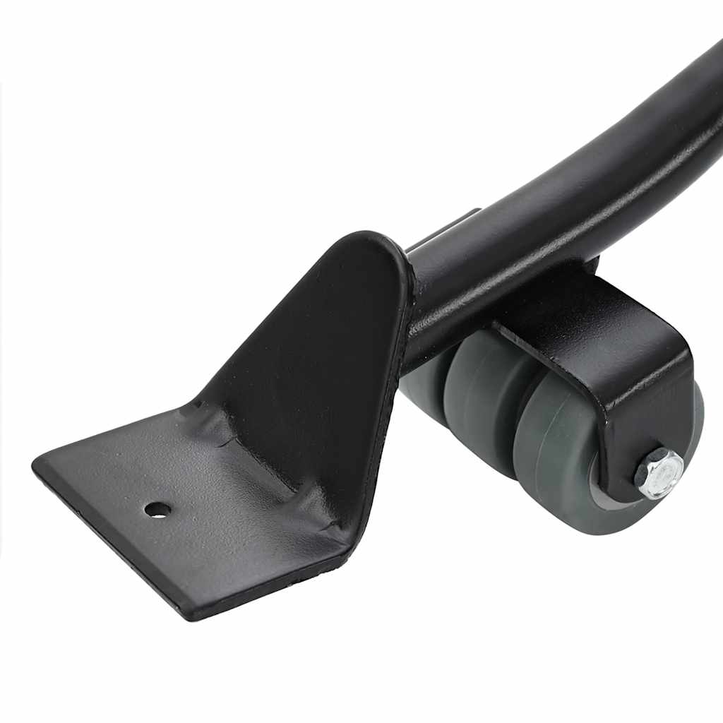 Furniture Rollers 4 pcs with Lifter Black 13.5x13.5x4.2 cm 300 kg