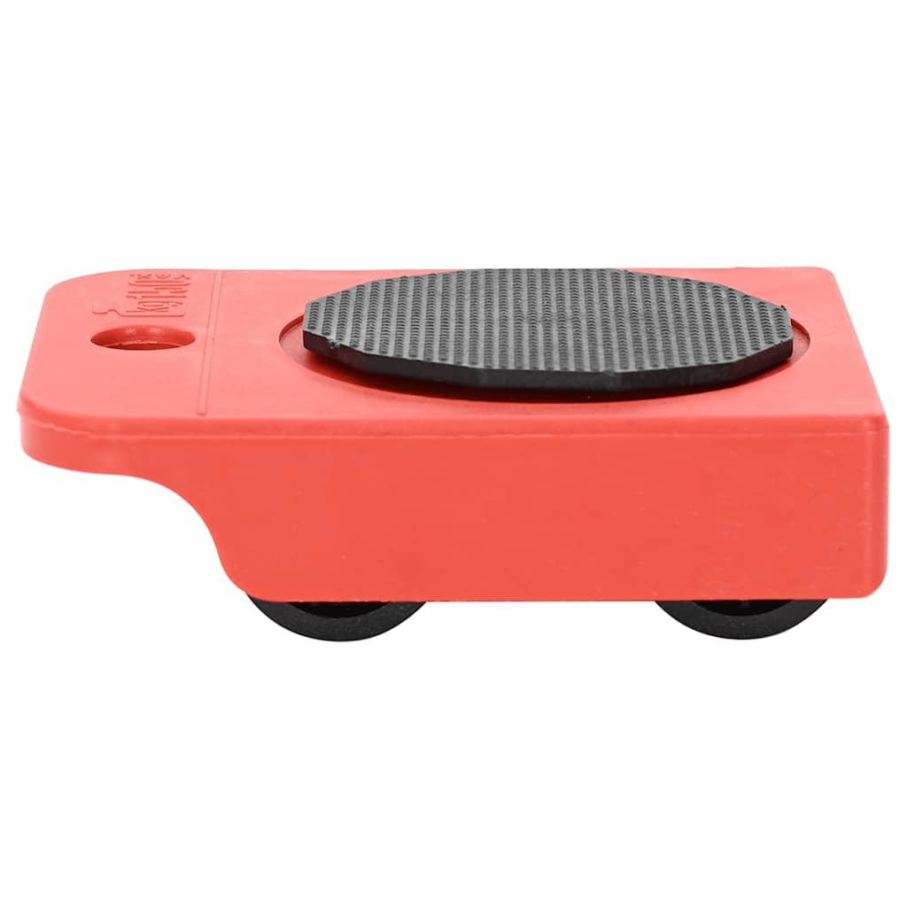 Furniture Rollers 8 pcs with Lifters Red 9.8x7.5x3 cm 150 kg