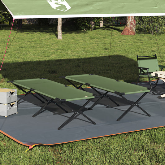 Folding Sun Beds 2 pcs with Carry Bag Amy Yellow 600D Oxford Fabric