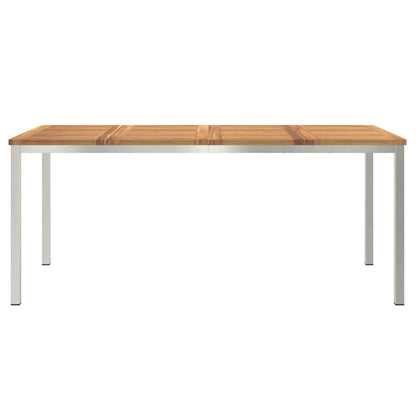 Outdoor Dining Table 180x90x75 cm Solid Wood Acacia
