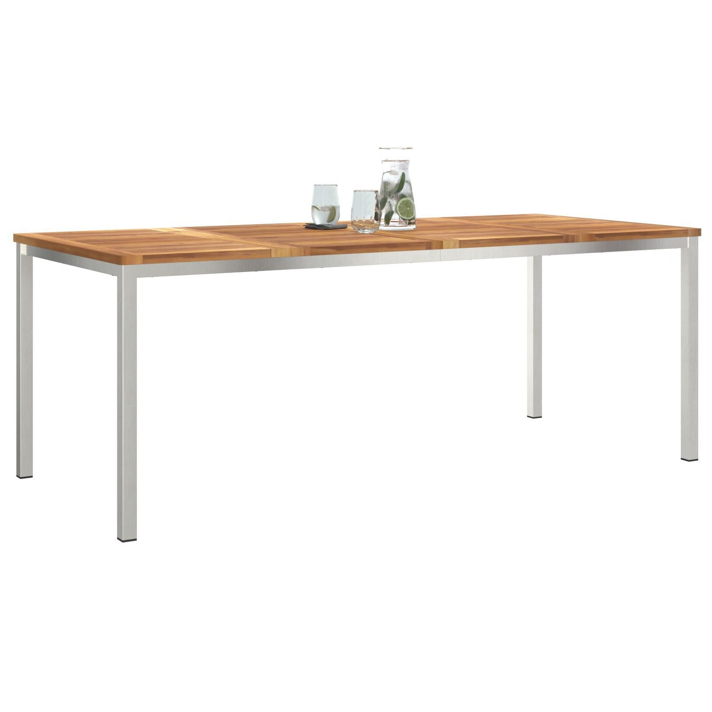 Outdoor Dining Table 200x90x74.5 cm Solid Wood Teak