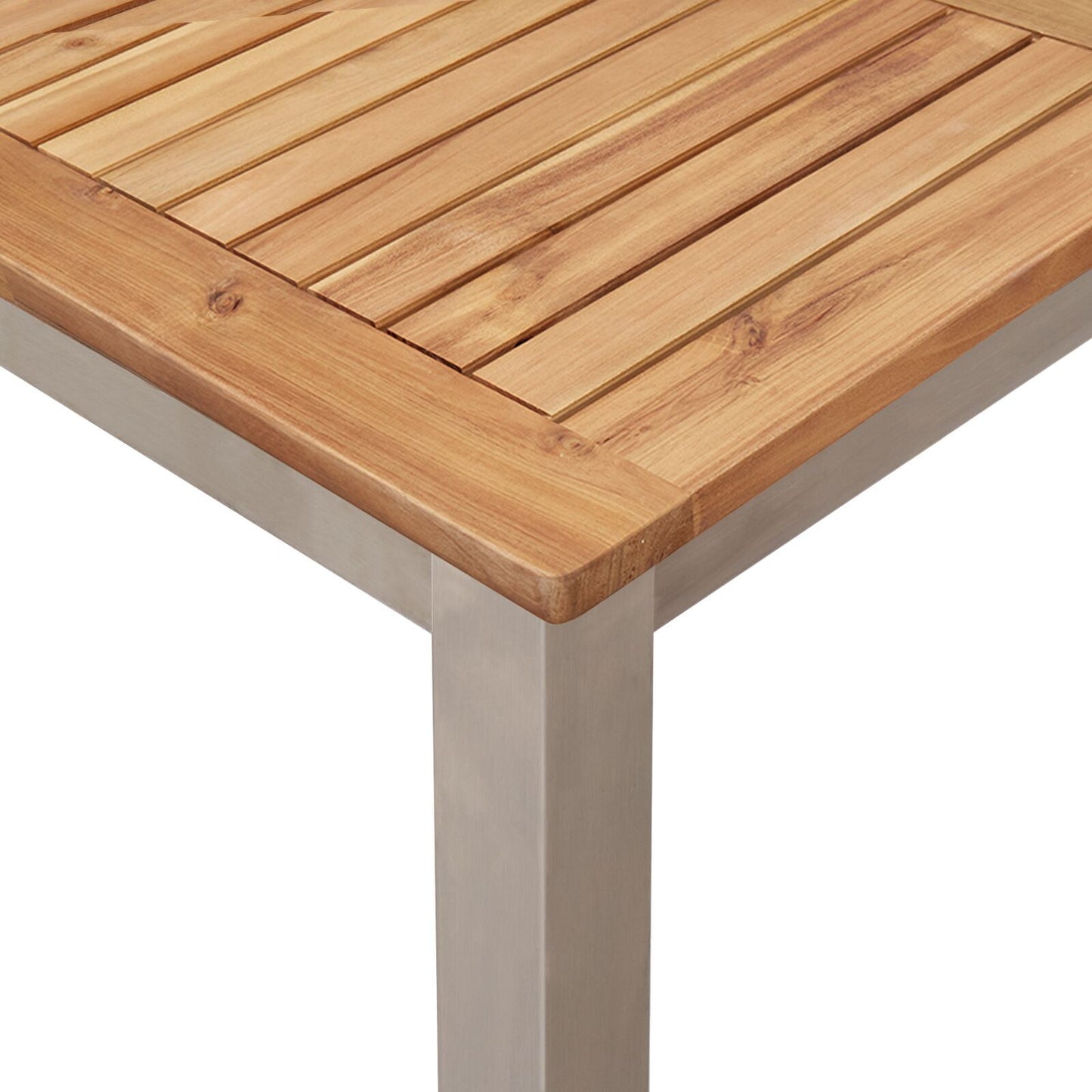 Outdoor Dining Table 150x90x75 cm Solid Wood Acacia