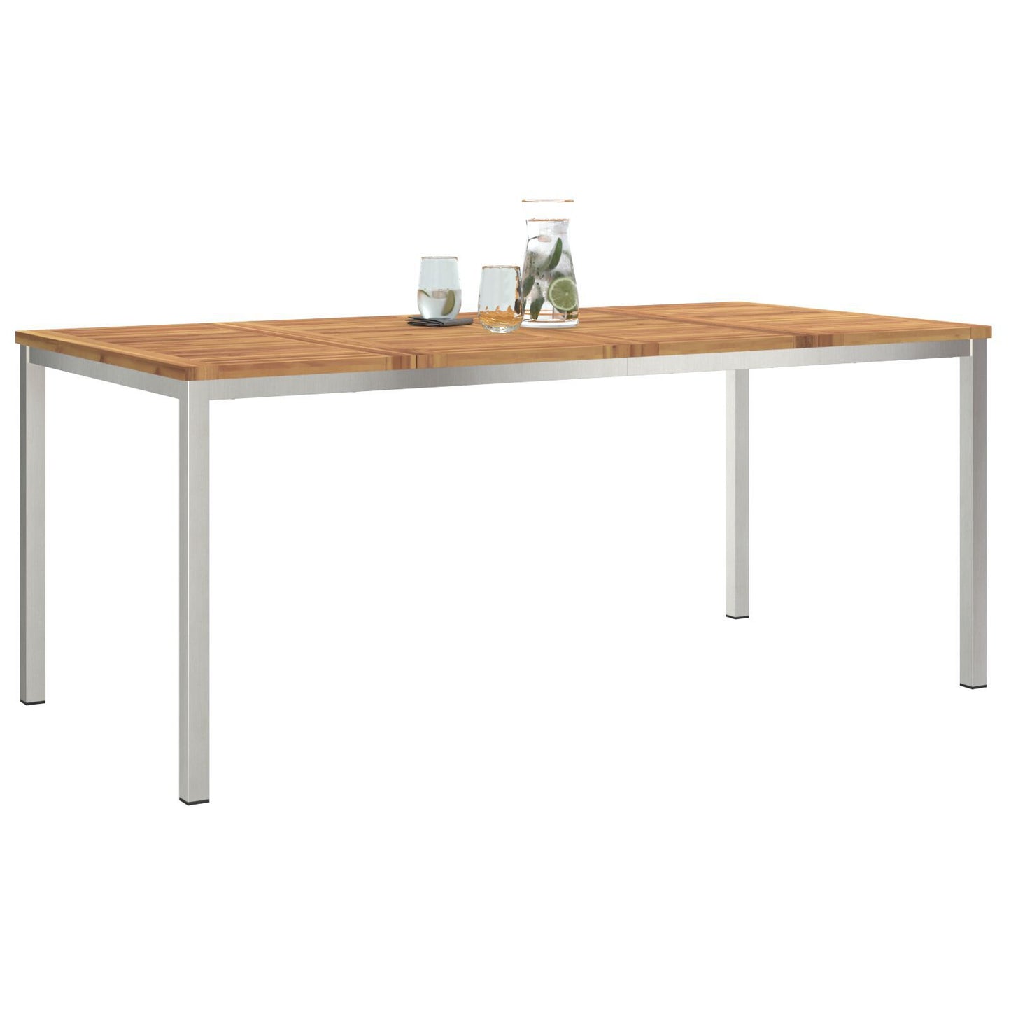 Outdoor Dining Table 180x90x75 cm Solid Wood Acacia