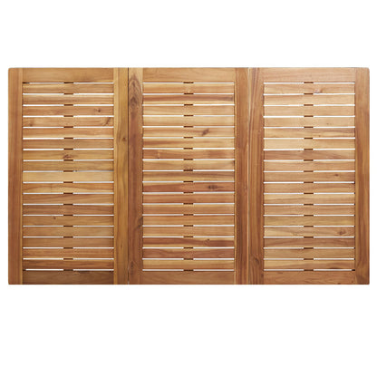 Outdoor Dining Table 150x90x75 cm Solid Wood Acacia