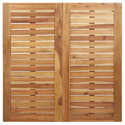 Outdoor Dining Table 90x90x74.5 cm Solid Wood Acacia