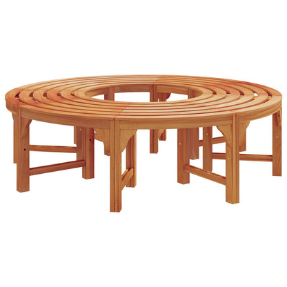 Outdoor Tree Bench 160 cm Solid Wood Eucalyptus