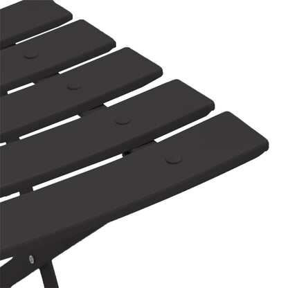 Outdoor Chairs Anthracite Metal Standard Foldable