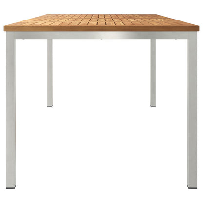 Outdoor Dining Table 180x90x75 cm Solid Wood Teak