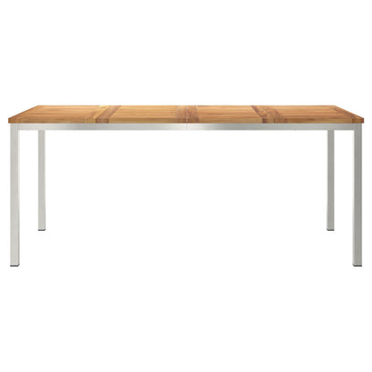 Outdoor Dining Table 180x90x75 cm Solid Wood Teak