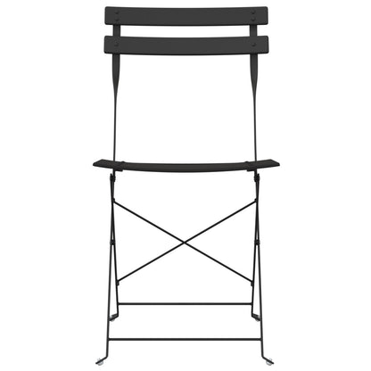 Outdoor Chairs Anthracite Metal Standard Foldable