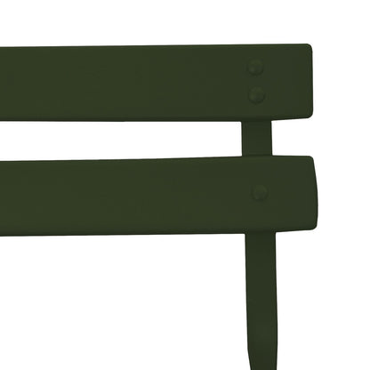 Outdoor Chairs Dark green Metal Medium Foldable Patio Chair