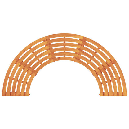 Outdoor Tree Bench Half Round 200 cm Solid Wood Eucalyptus