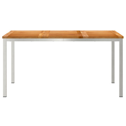 Outdoor Dining Table 150x90x75 cm Solid Wood Teak