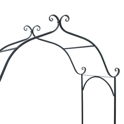 Black Outdoor Bench Black Metal Large Decorative Inlays