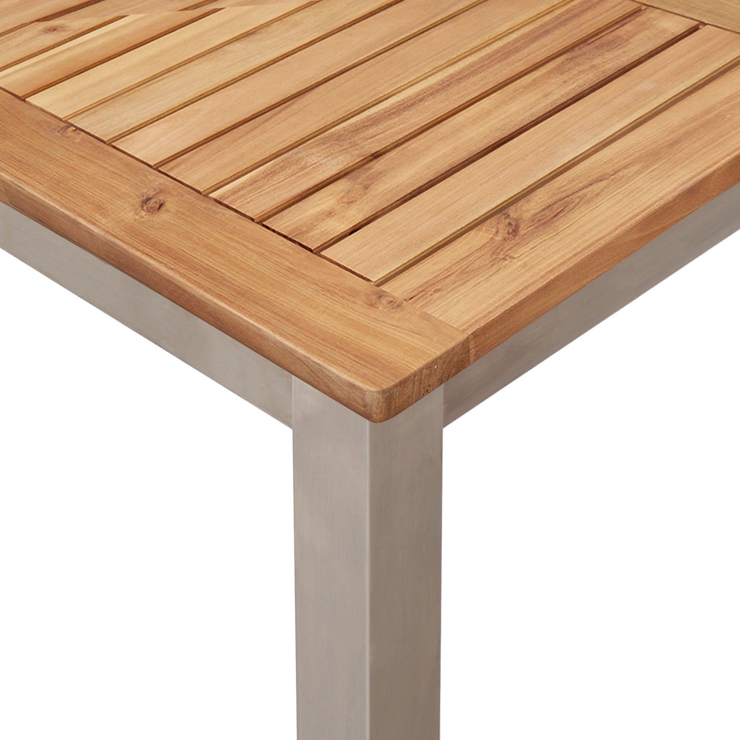 5 Piece Garden Dining Set Solid Wood Acacia, vidaXL Outdoor Dining Table 150x90x75 cm Solid Wood Acacia, vidaXL Stackable Garden Chairs 4 pcs Solid Wood Acacia and Steel