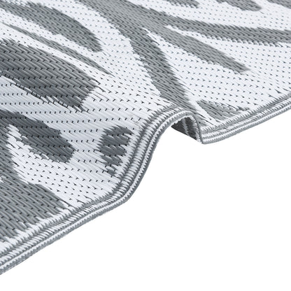 Outdoor Rug ARAKIL Light grey Polyester 300 x 400 cm Outdoor Rug