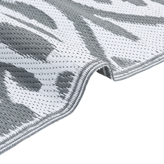Outdoor Rug ARAKIL Light grey Polyester 300 x 400 cm Outdoor Rug