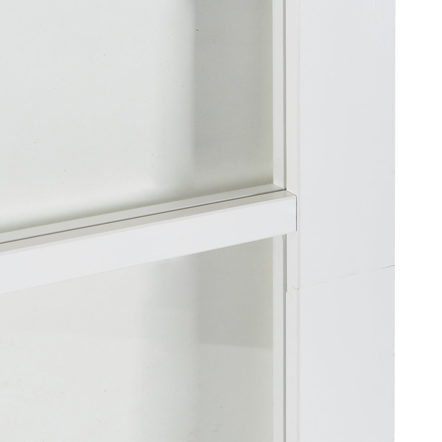 Sliding Door with Hardware Set "ORKDAL" White Solid Wood & Glass, vidaXL Interior Door with Glass "ORKDAL" White 61 x 198.5 x 4 cm