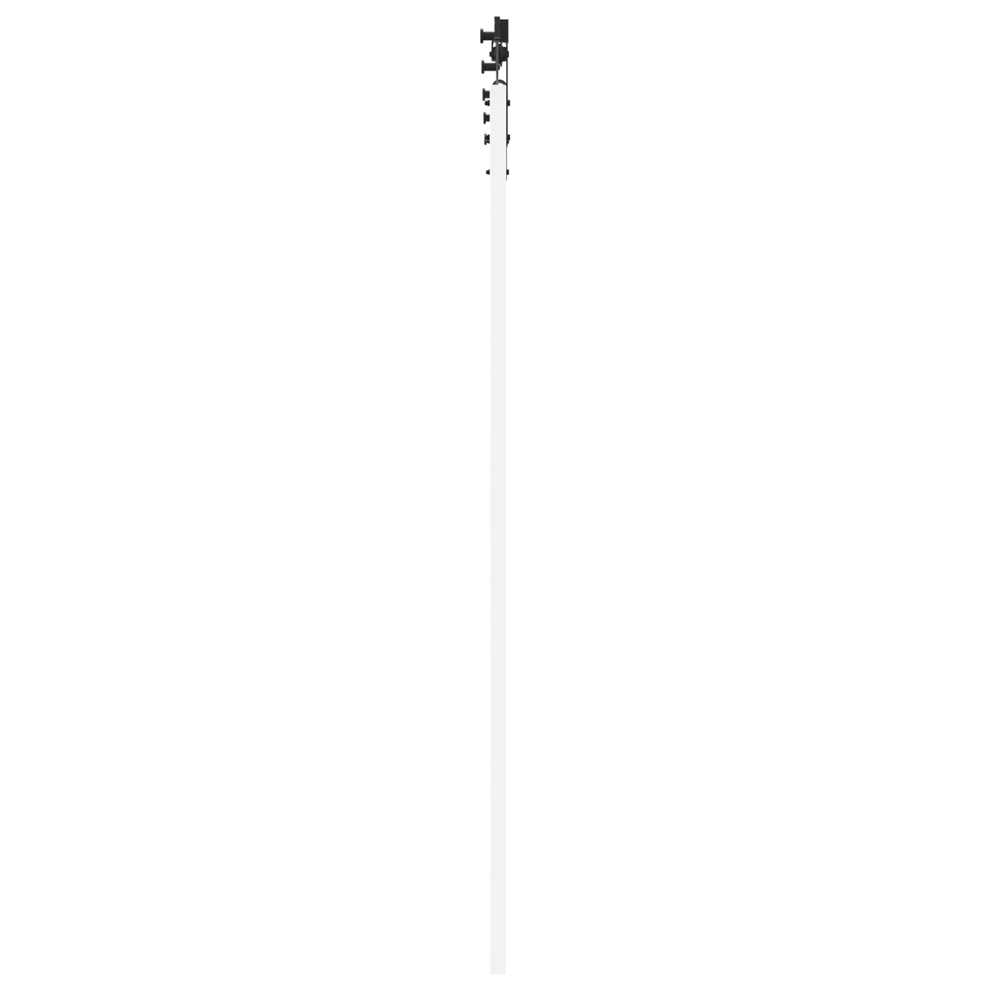 Sliding Door with Hardware Set 'ORKDAL'White Solid Wood & Glass, vidaXL Interior Door with Glass 'ORKDAL'White 78x211x4 cm