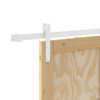 Sliding Door with Hardware Set 83x211 cm Solid Wood Pine, vidaXL Interior Door 'ORKDAL'83x211x4 cm Solid Wood Pine