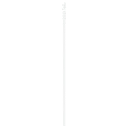 Sliding Door with Hardware Set "ORKDAL" White Solid Wood & Glass, vidaXL Interior Door with Glass "ORKDAL" White 78x202x4 cm