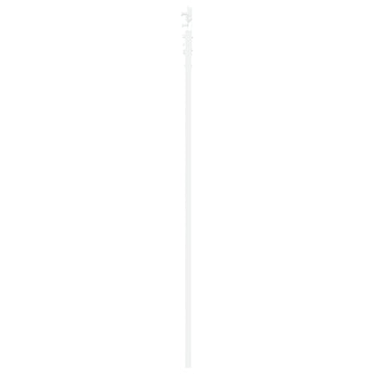 Sliding Door with Hardware Set "ORKDAL" White Solid Wood & Glass, vidaXL Interior Door with Glass "ORKDAL" White 86x211x4 cm