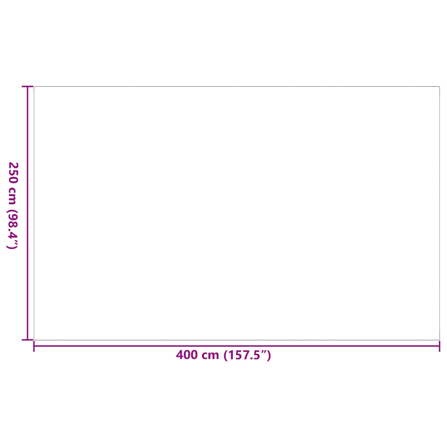 Outdoor Blanket ARAKIL Grey and white Polyester 250 x 400 cm