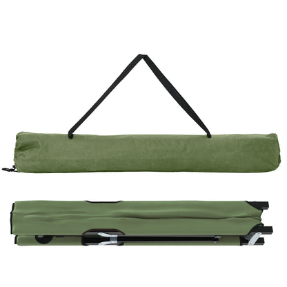 Folding Sun Beds with Carry Bags 2 pcs Army Green 600D Oxford Fabric