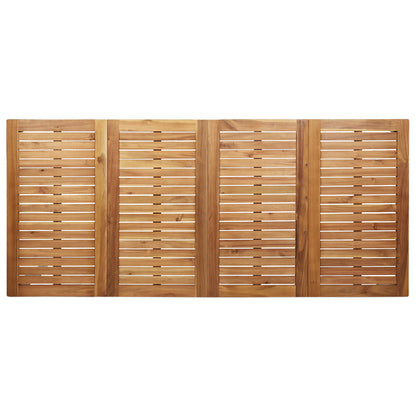 7 Piece Garden Dining Set Solid Wood Teak, vidaXL Outdoor Dining Table 200x90x74.5 cm Solid Wood Teak