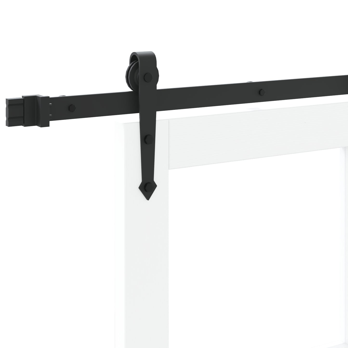 Sliding Door with Hardware Set White 78x202 cm Solid Wood Pine, vidaXL Interior Door with Glass 'ORKDAL'White 78x202x4 cm