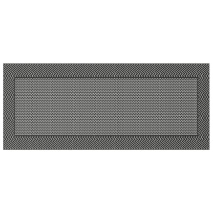 Outdoor Rug "ARAKIL" Black and Grey 250x600 cm PP