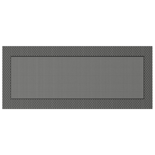 Outdoor Rug "ARAKIL" Black and Grey 250x600 cm PP