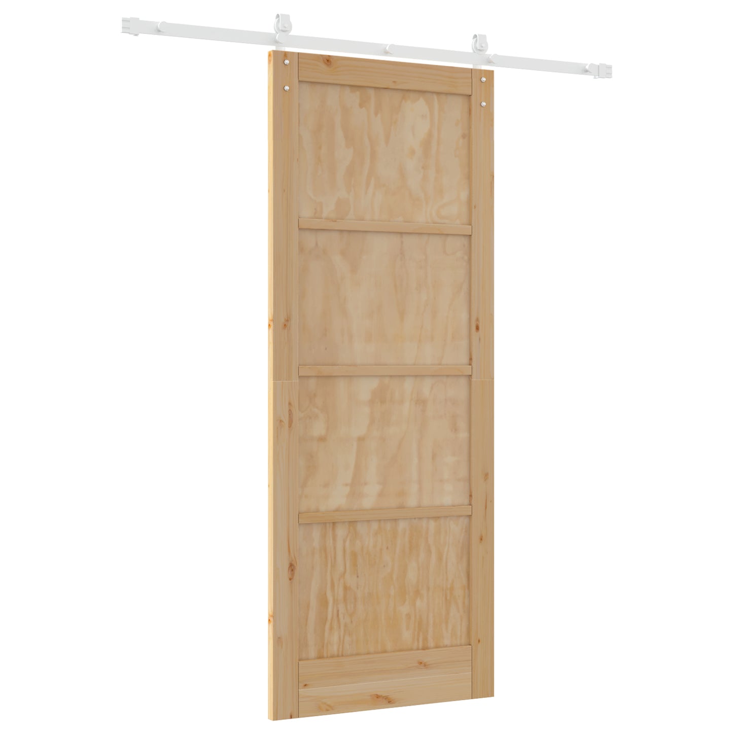 Sliding Door with Hardware Set 83x211 cm Solid Wood Pine, vidaXL Interior Door 'ORKDAL'83x211x4 cm Solid Wood Pine