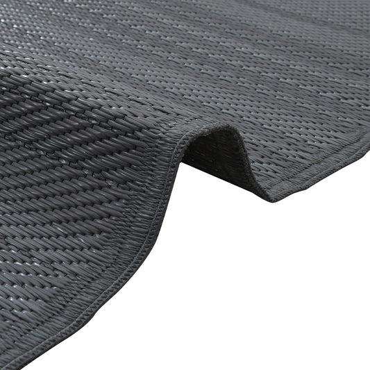 Outdoor Rug ARAKIL Grey Polyester 300 x 400 cm Outdoor Rug