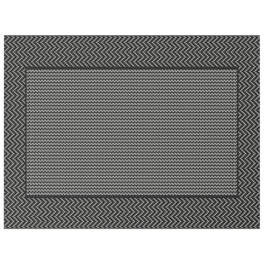 Outdoor Rug 'ARAKIL'Black and Grey 300x400 cm PP