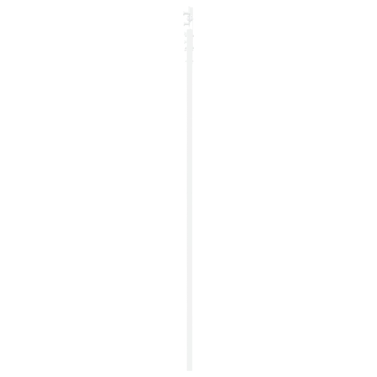 Sliding Door with Hardware Set 'ORKDAL'White Solid Wood & Glass, vidaXL Interior Door with Glass 'ORKDAL'White 78x232x4 cm