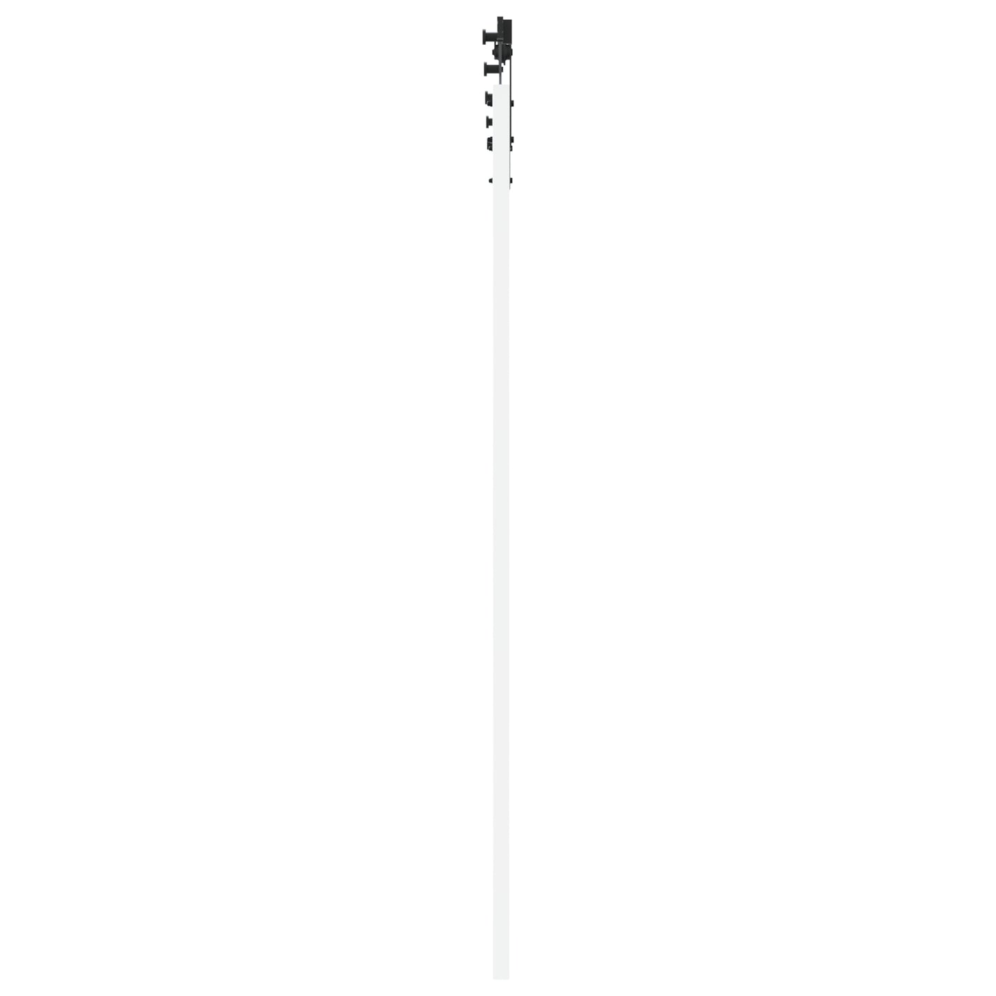 Sliding Door with Hardware Set 'ORKDAL'White Solid Wood&Glass, vidaXL Interior Door with Glass 'ORKDAL'White 83x202x4 cm